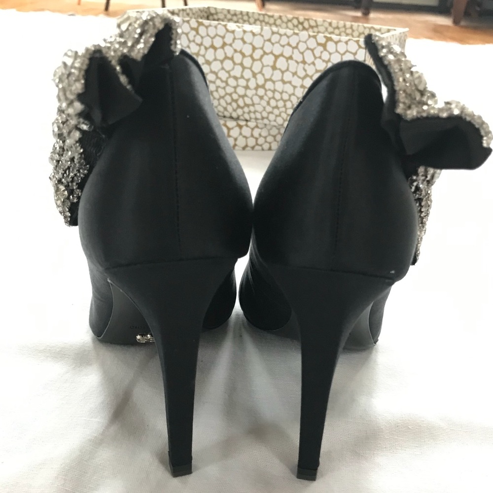 NIB ABS Sabrena Satin Jewel Bow Heel - Picture 8 of 10